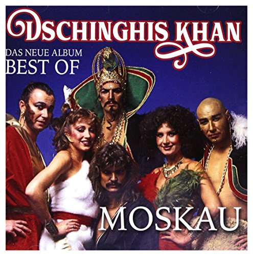 CD cover for Dschinghis Khan’s “Moskau” album featuring a group portrait.