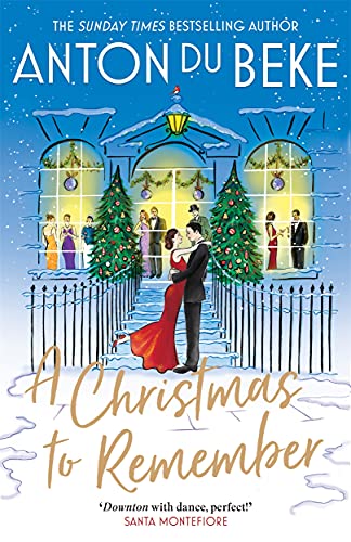 Book cover depicting a couple embracing in front of a decorated mansion.