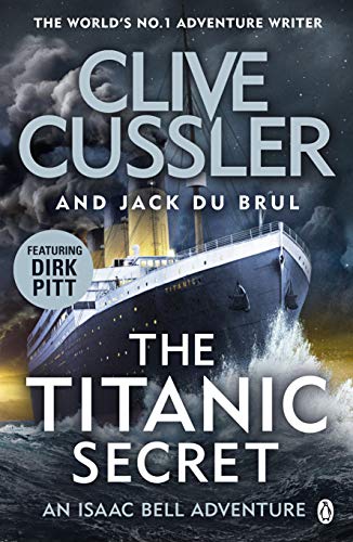 Book cover featuring the Titanic ship against a stormy sea.