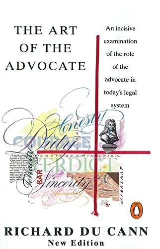 Book cover: "The Art of the Advocate" by Richard Du Cann, Penguin edition.