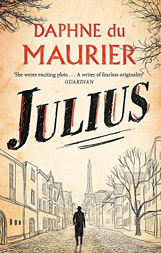 Book cover for "Julius" by Daphne du Maurier, featuring a sketched cityscape.