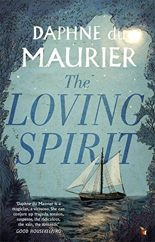 Book cover for The Loving Spirit featuring a sailboat on water framed by trees.