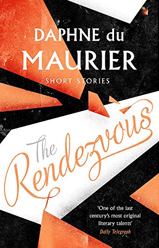 Book cover: "The Rendezvous" by Daphne du Maurier, with abstract red design.