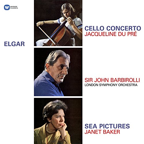 LP cover featuring Jacqueline Du Pré, Sir John Barbirolli, and Janet Baker.