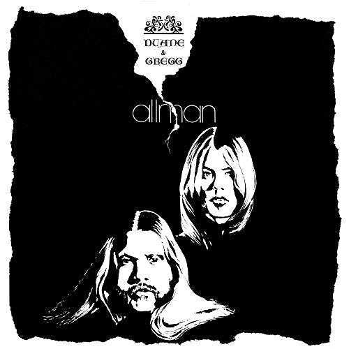 Black and white album cover featuring portraits of Duane and Gregg Allman.