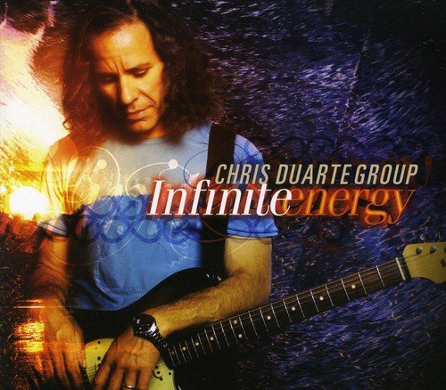 CD cover featuring a guitarist with the album title “Infinite Energy”.