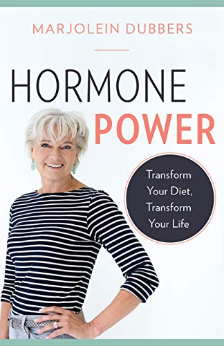 Book cover: "Hormone Power" with author Marjolein Dubbers and a woman’s portrait.