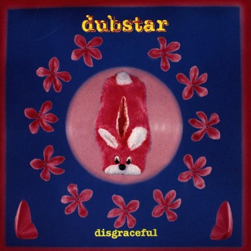 CD cover for Dubstar’s “Disgraceful” featuring a red stuffed animal.