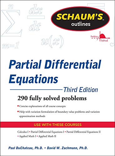 Cover of "Schaum's Outline of Partial Differential Equations," third edition.