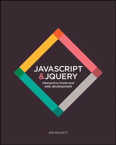 Book cover: "JavaScript & JQuery" with a colorful diamond design.