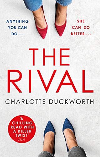 Book cover for "The Rival" featuring women's legs and high heels.