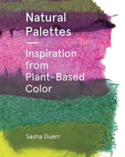 Book cover showcasing botanical illustrations and color swatches inspired by plants.