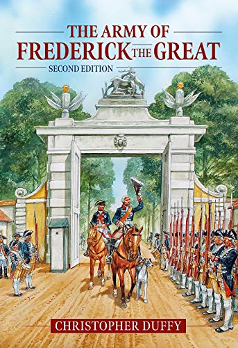 Book cover depicting 18th-century Prussian soldiers before a grand archway.