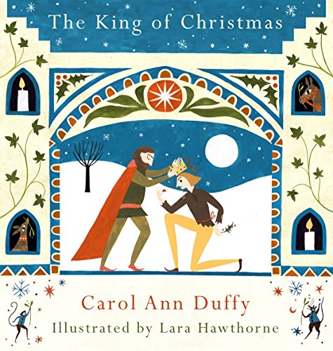 Book cover: two figures in a snowy landscape, one crowning the other.
