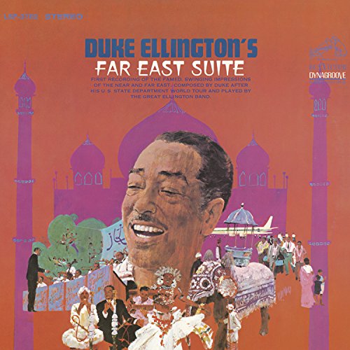 Album cover for Duke Ellington’s “Far East Suite” featuring illustrated artwork.