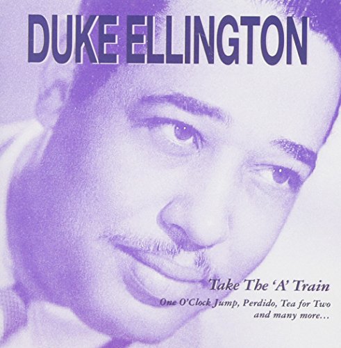 "CD cover with a purple-toned portrait of Duke Ellington and song titles listed."