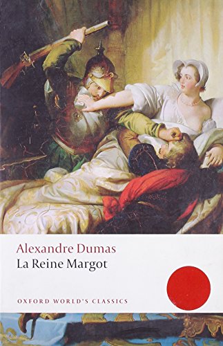 Book cover: “La Reine Margot” depicts a violent scene with figures in armor.