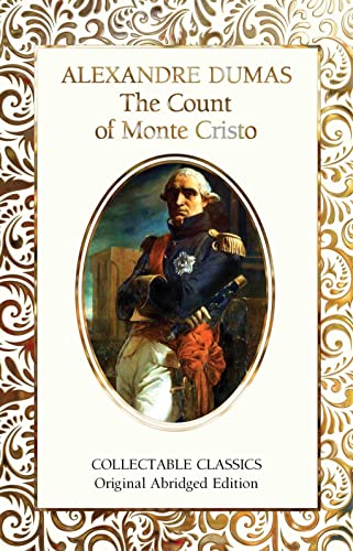 Book cover: "The Count of Monte Cristo" with portrait of a man.