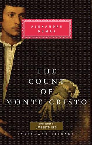 Book cover of “The Count of Monte Cristo” featuring a portrait.