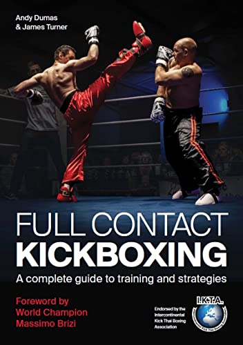 Book cover: two kickboxers in action, titled "Full Contact Kickboxing.
