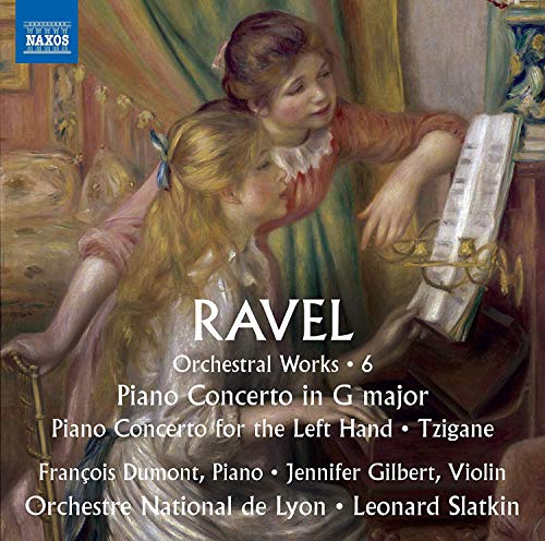CD cover featuring a painting of two young girls with sheet music.