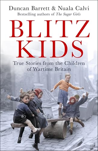 Book cover: “Blitz Kids” with a vintage photo of children playing.