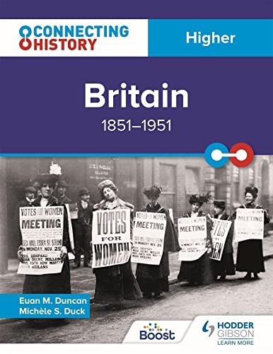 Book cover: “Britain 1851-1951” with a historical image of suffragettes.