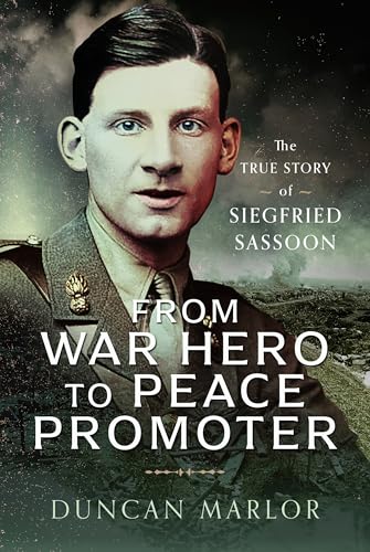 Book cover featuring a portrait of Siegfried Sassoon in military uniform.