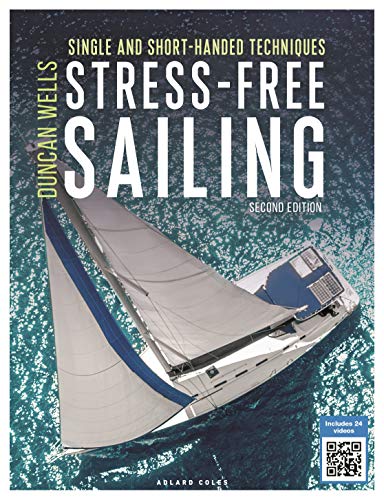 Book cover showing a sailboat from above on blue water with title text overlay.