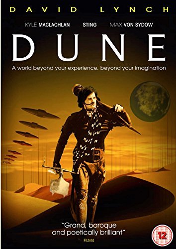 Dune" DVD cover featuring Kyle MacLachlan in a desert landscape.