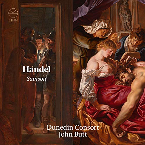CD cover for Handel’s *Samson*, featuring Baroque painting details.