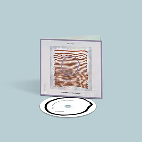 CD case with abstract red and white striped artwork and a silver disc.