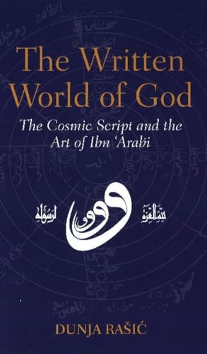 Book cover with gold and white text on dark blue background with Arabic calligraphy.