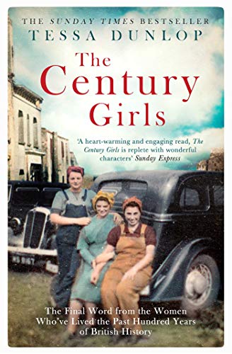 Book cover featuring four women in workwear beside a vintage car.