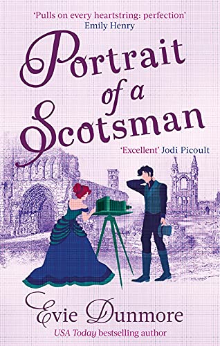 Book cover: woman and man near a camera, ruins in background.