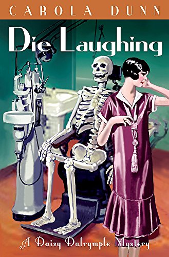 Book cover: “Die Laughing” featuring a flapper and a skeleton.