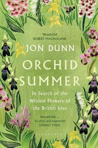 Book cover with illustrations of orchids, daffodils, and other wildflowers.