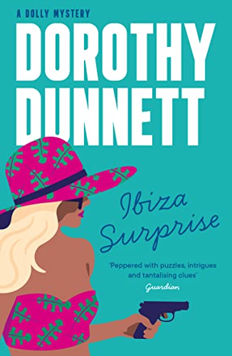 Book cover: woman in pink hat and swimsuit holding a gun.