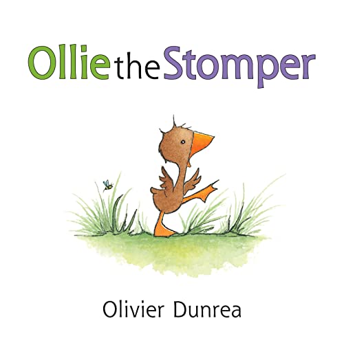 Board book cover featuring a small, brown bird stepping in green grass.