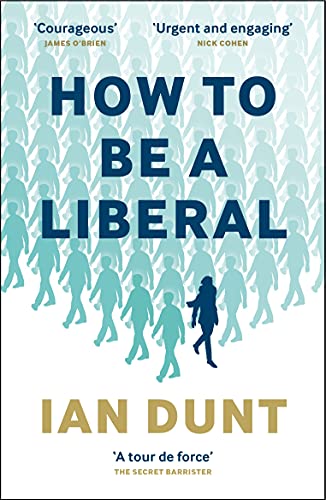 Book cover: "How To Be A Liberal" with silhouettes of walking people.