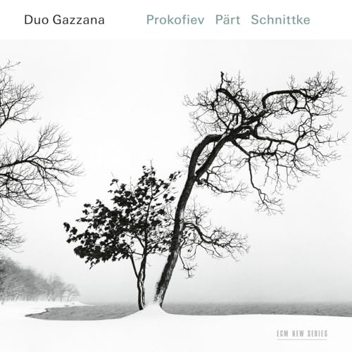 CD cover showing a black and white winter landscape with bare trees by water.