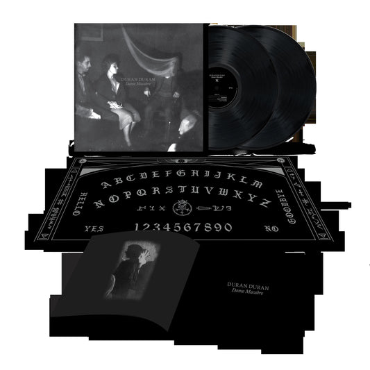 Duran Duran “Danse Macabre” vinyl record with album cover and ouija board.