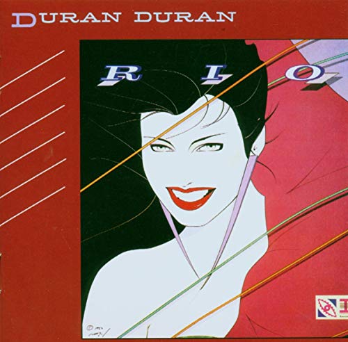 Duran Duran’s “Rio” CD cover: stylized illustration of a woman’s face.