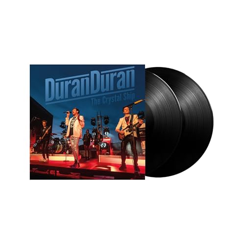 Duran Duran vinyl record featuring the band performing on stage.