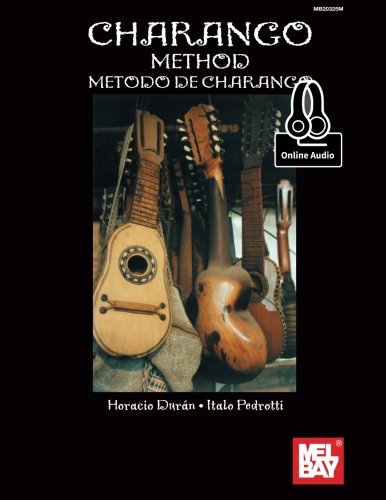 Charango Method book cover with multiple charango instruments pictured.