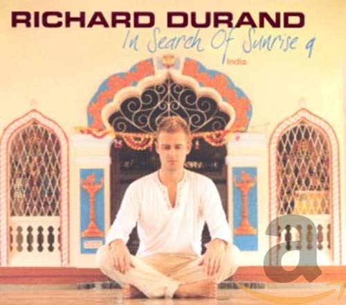 CD cover: Richard Durand, meditating in front of an Indian archway.