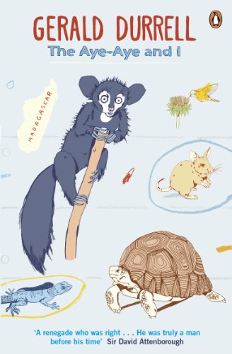 Book cover featuring an illustration of an aye-aye, a tortoise, and other small animals.