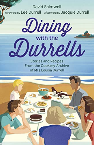 Book cover: family dining scene with illustrated people and food.