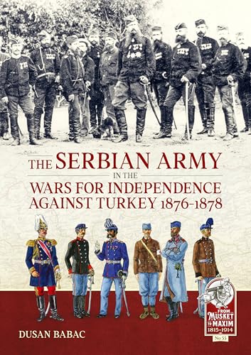 Book cover depicting Serbian army officers and soldiers, 1876-1878.