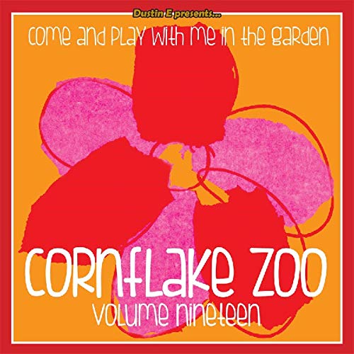 CD cover: orange background with red and pink flower shapes, text.